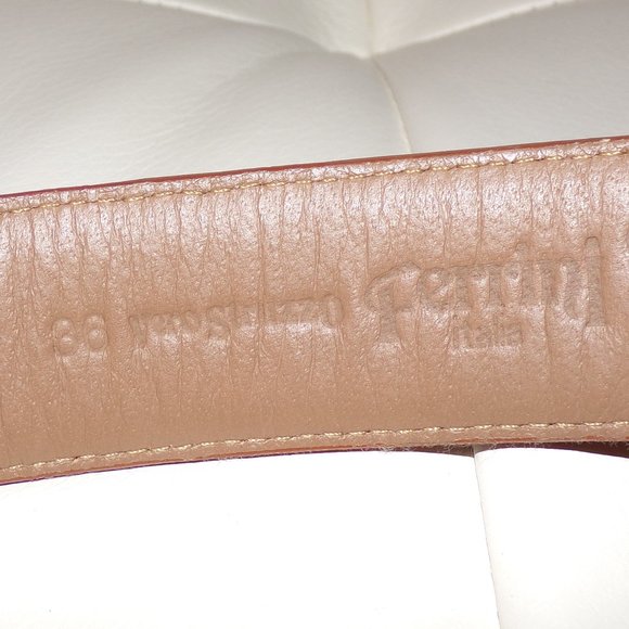 Ferrini Ostrich Belt Size 36" - Picture 6 of 7